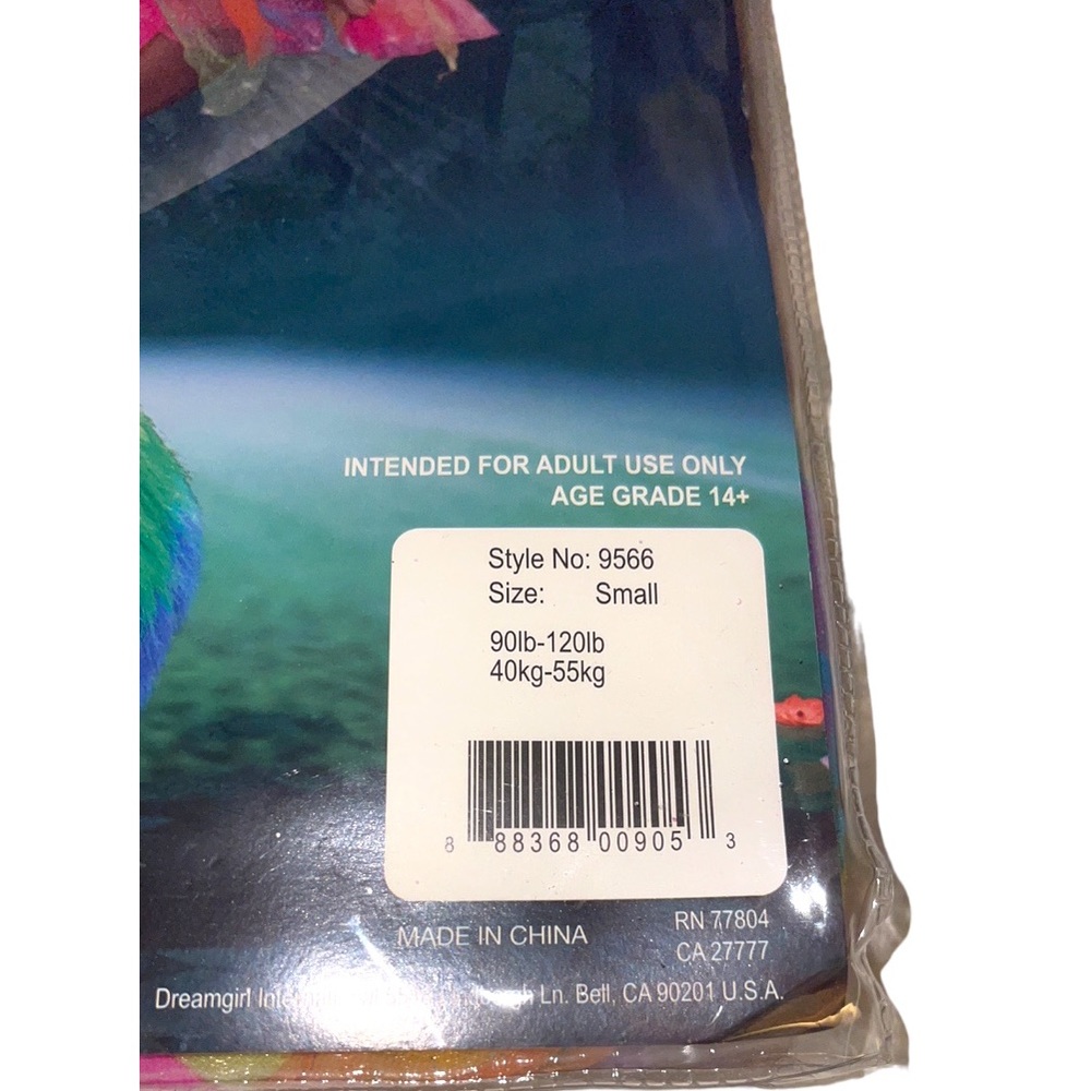 Adult Rainbow Fairy Costume by Dreamgirl Size Small - Picture 5 of 6